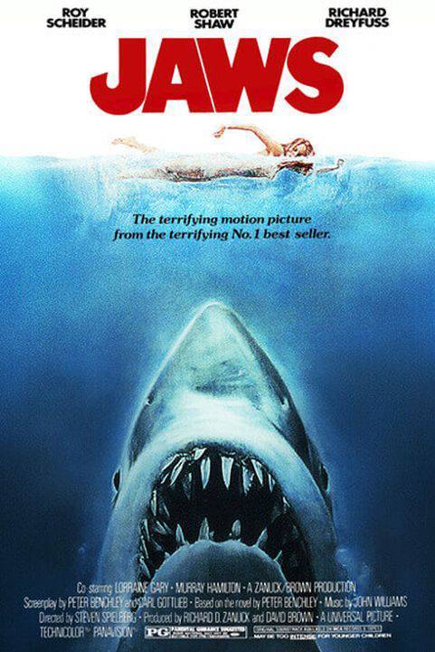 Jaws (1975) poster