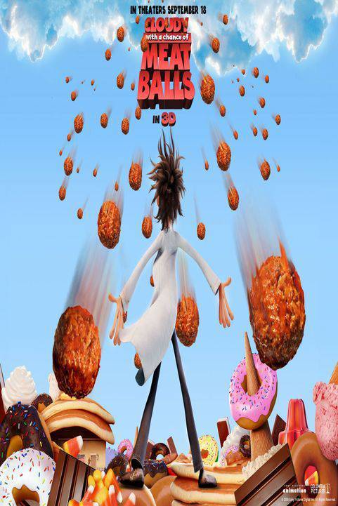 Cloudy with a Chance of Meatballs (2009) poster
