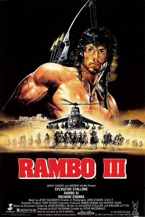 Rambo III (1988) poster