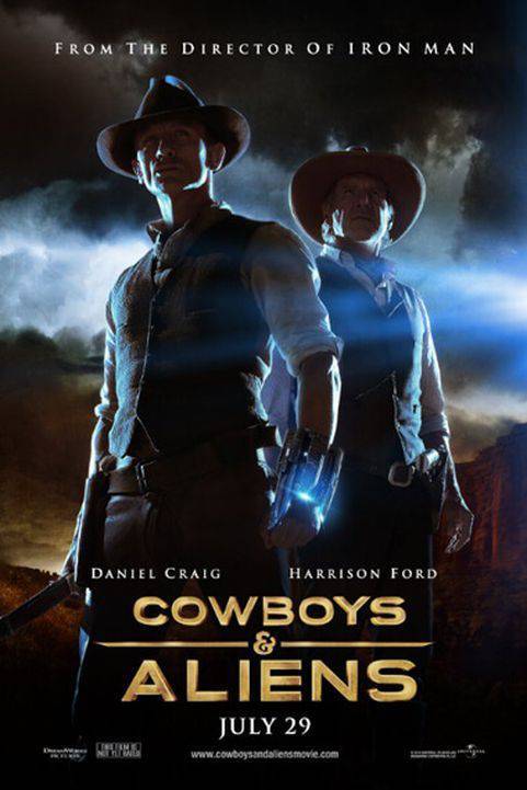 Cowboys & Aliens (2011) poster