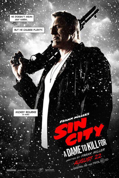 Sin City A Dame to Kill For (2014) 3D poster
