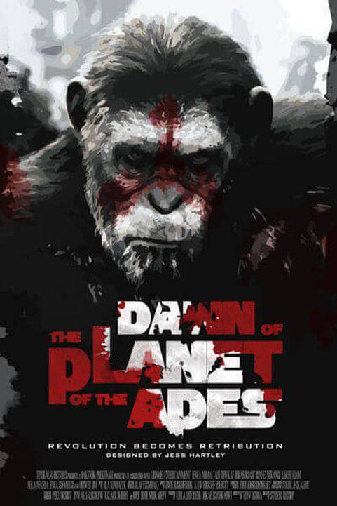 Dawn of the Planet of the Apes (2014) 3D poster
