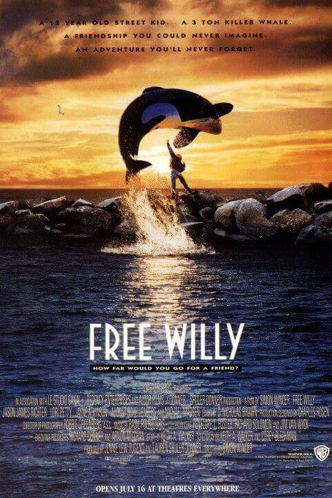 Free Willy (1993) poster