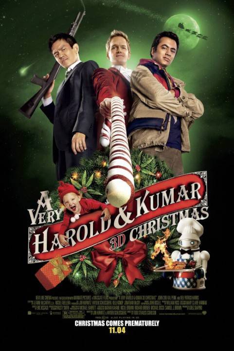 A Very Harold & Kumar 3D Christmas (2011) poster