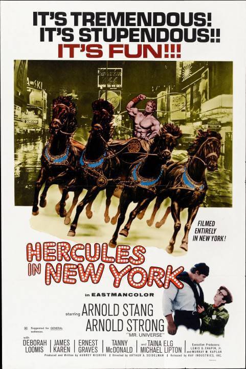 Hercules in New York (1970) poster