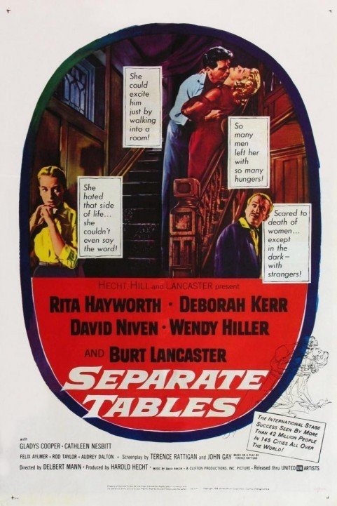 Separate Tables (1958) poster