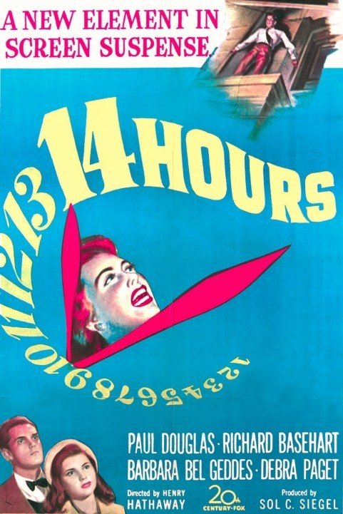Fourteen Hours (1951) poster