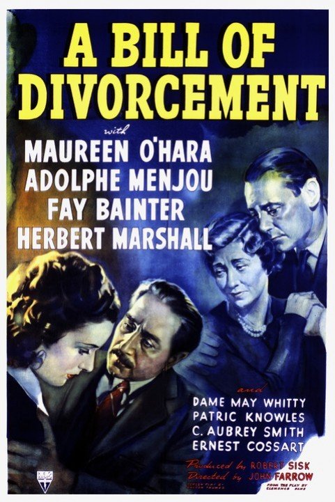 A Bill of Divorcement (1940) poster