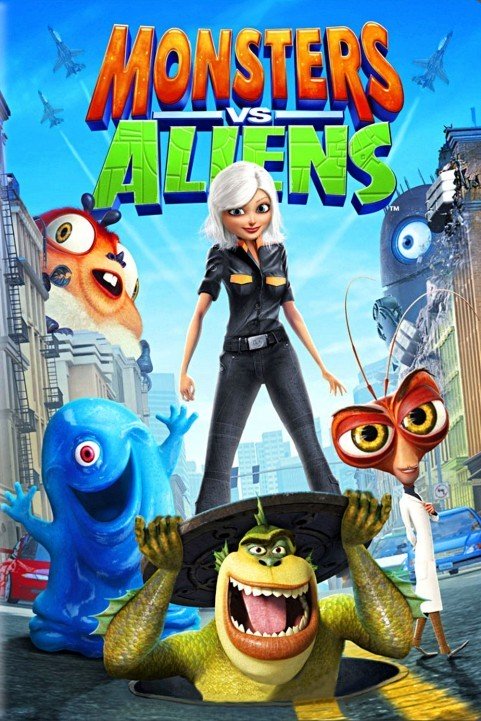 Monsters vs Aliens (2009) poster