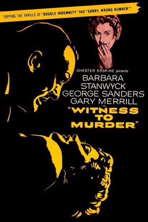 Witness to Murder (1954) poster