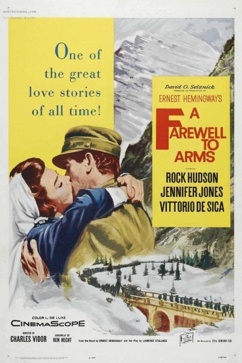 A Farewell to Arms (1957) poster