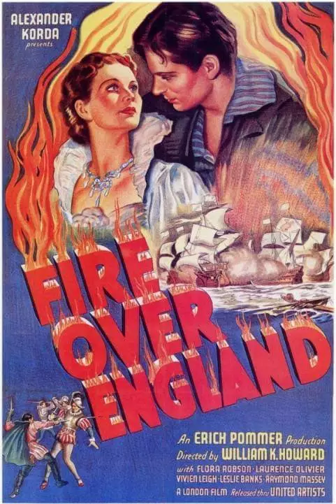 Fire Over England poster