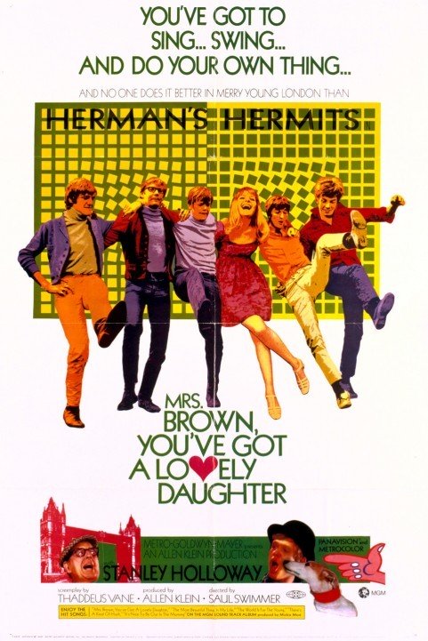 Mrs. Brown, You've Got a Lovely Daughter (1968) poster