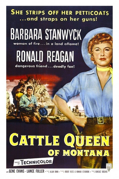 Cattle Queen of Montana (1954) poster