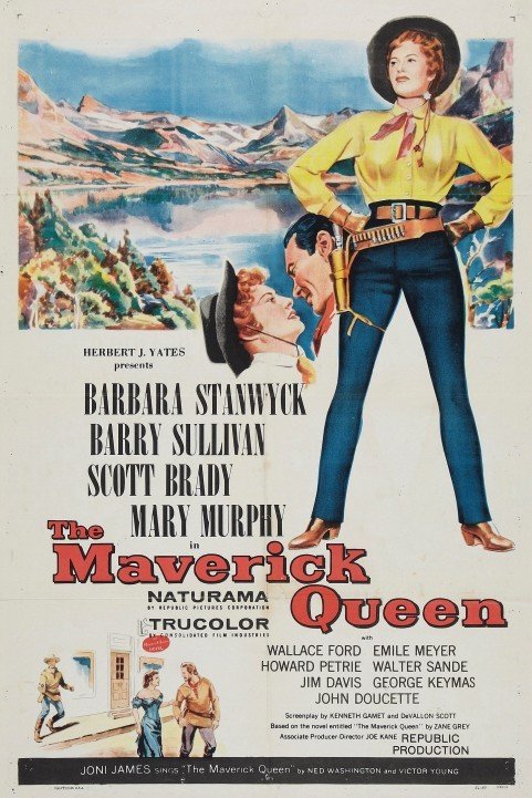 The Maverick Queen (1956) poster