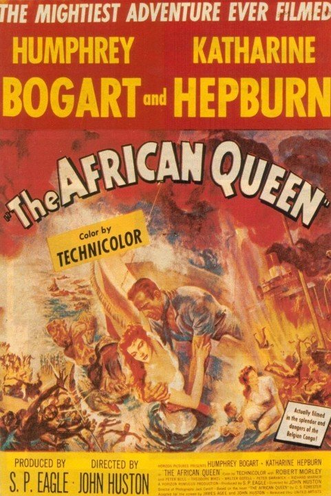 The African Queen (1951) poster
