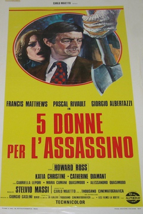 5 donne per l'assassino (1974) poster