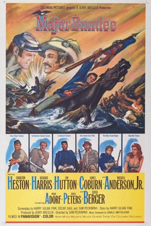 Major Dundee (1965) poster