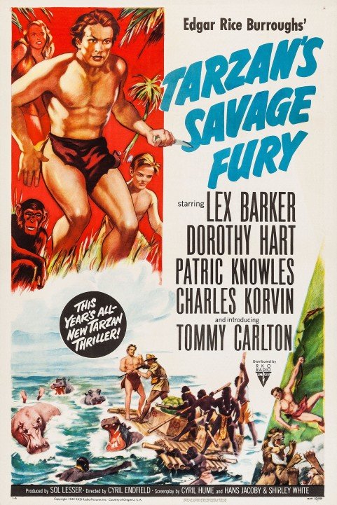 Tarzan's Savage Fury poster