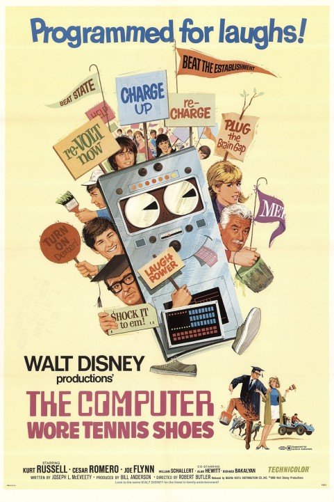 The Computer Wore Tennis Shoes (1969) poster