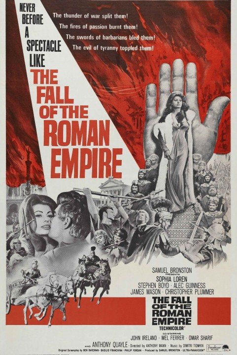 The Fall of the Roman Empire poster