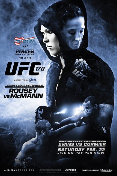 UFC 170: Rousey vs. McMann poster