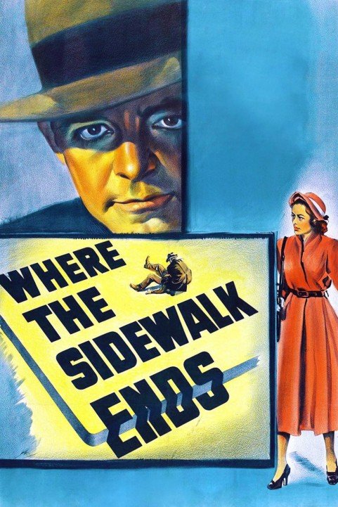 Where the Sidewalk Ends (1950) poster