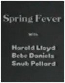 Spring Fever (1919) poster