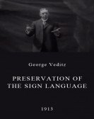 Preservation of the Sign Language poster