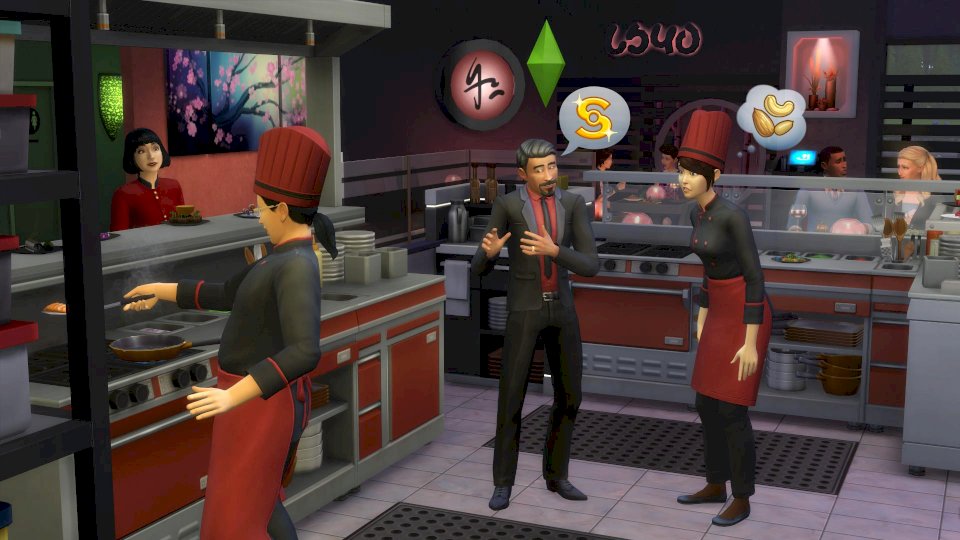The Sims 4 Dine Out Addon screenshots
